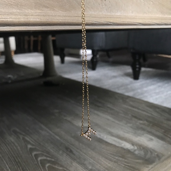 Kate Spade 1 in A Million Stone M Pendant Necklace - Picture 1 of 5